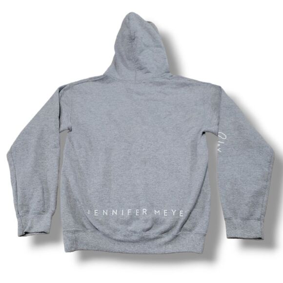 Jennifer Meyer Sweatshirt Size Small Pullover Hoodie Sweatshirt Graphic Print - Picture 3 of 8
